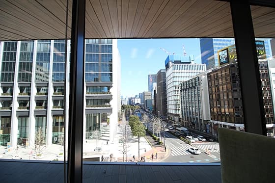 Office window view