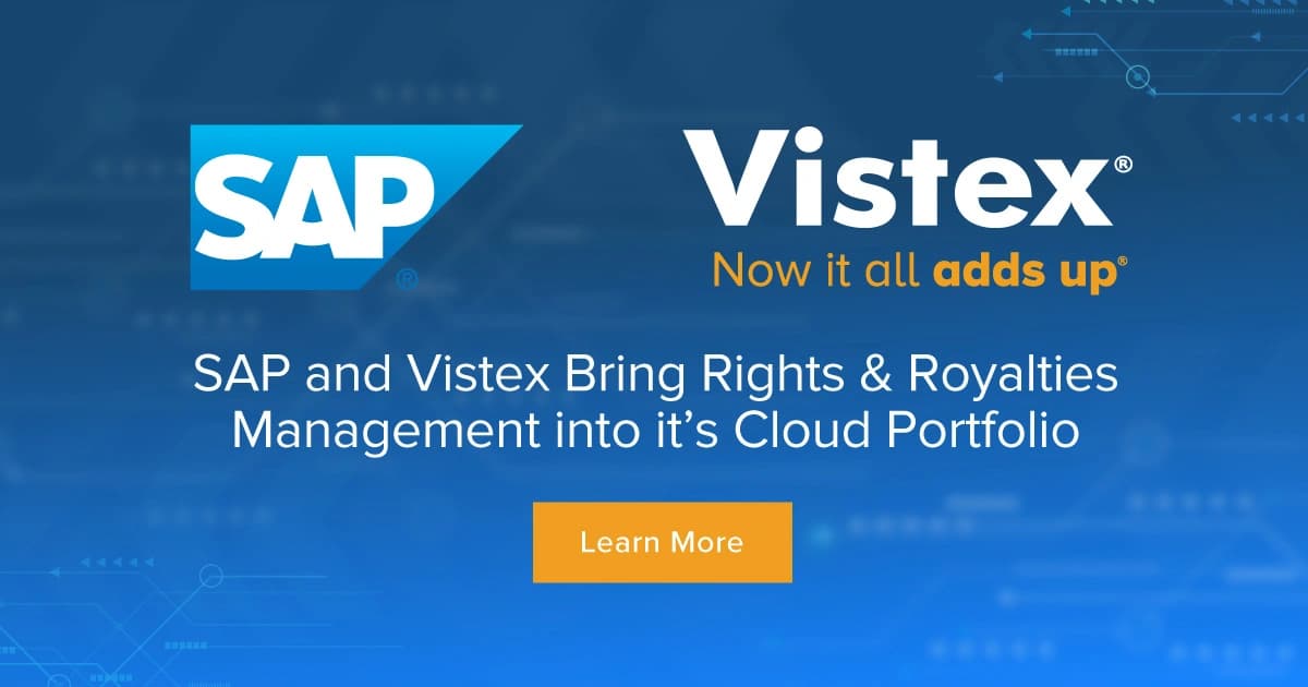 Vistex Rights Royalty Media-SAP-Cloud Press Release 071921