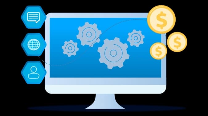 price management computer screen graphic