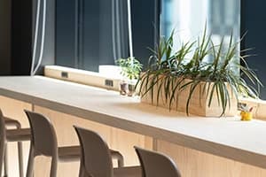 Vistex office dining area