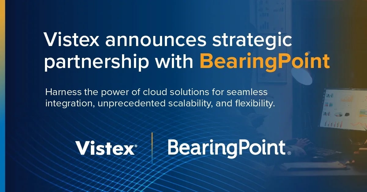  Vistex announces strategic partnership with BearingPoint